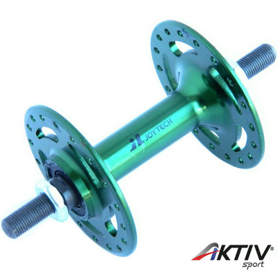 Kerékpár első agy Joytech alu 36H Fixi zöld