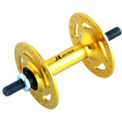 Kerékpár első agy Joytech alu 36H Fixi arany Kerékagy Joytech