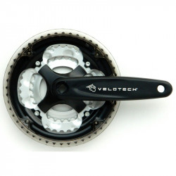 Kerékpár Hajtómű Velotech 48/38/28 alu Hajtómű Velotech