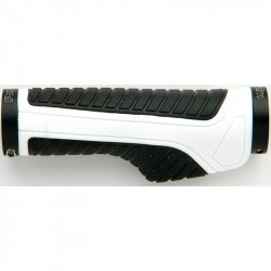 Kerékpár markolat Propalm ergo fekete - fehér Kerékpár tartozékok Propalm