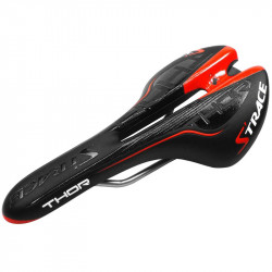 Kerékpár Nyereg Strace Thor matt fekete Sportszer S'Trace