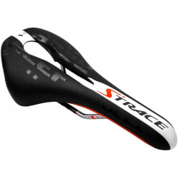 Kerékpár Nyereg Strace Reef piros - fehér Sportszer S\'Trace