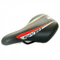 Kerékpár Nyereg DDK Junior Sport fekete - piros Sportszer DDK