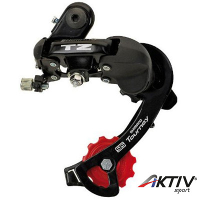 Kerékpár váltó hátsó Shimano TZ-50 csavaros