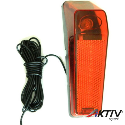 Kerékpár lámpa hátsó Velotech sárvédőre