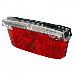 Lámpa hátsó csomagtartóra 3 LED dinamós Kerékpár tartozékok Velotech