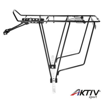 Kerékpár csomagtartó 24-28 acél fekete