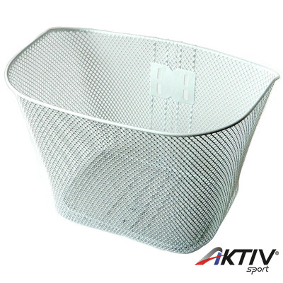 Kerékpár kosár első fehér sűrű szövésű