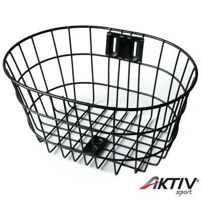 Kerékpár kosár első ritka fekete