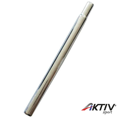 Kerékpár nyeregcső 25,4x300 mm acél króm