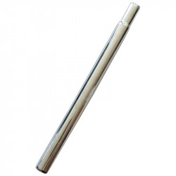 Kerékpár nyeregcső 25,4x300 mm acél króm Sportszer Bike