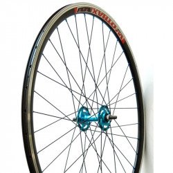 Kerék első 700 Fixi kék Felni Iwotrax