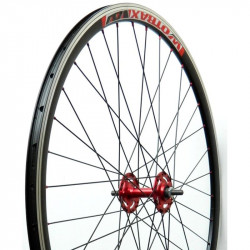 Kerék első 700 Fixi piros Felni Iwotrax