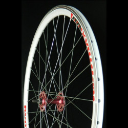 Kerék első 700 Fixi pink 14 Felni Iwotrax