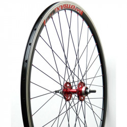 Kerék hátsó 700 Fixi piros Felni Iwotrax