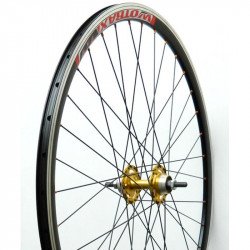 Kerék hátsó 700 Fixi arany Felni Iwotrax