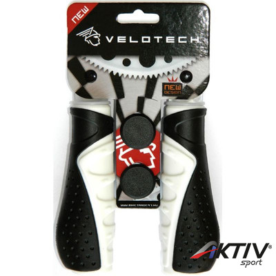 Kerékpár markolat Velotech Ergon fekete/fehér