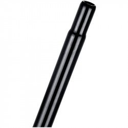 Kerékpár nyeregcső 25,4x300 mm acél fekete Sportszer Bike