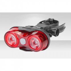 Villogó hátsó Velotech 2x0,5W Kerékpár tartozékok Velotech