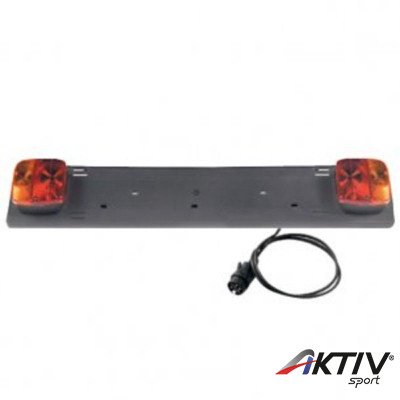 Rendszámtábla tartó, féklámpás