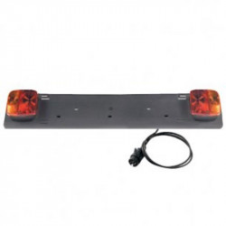 Rendszámtábla tartó, féklámpás Kerékpártartók Bike