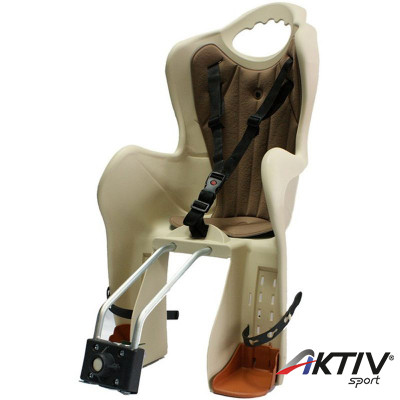 Kerékpár gyerekülés adapteres HTP Elibas bézs