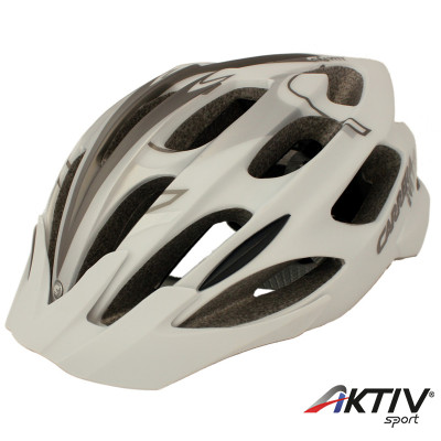 Carrera Kerékpár Gravity Fejvédő (54-57) , Fehér-Ezüst