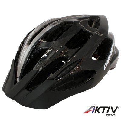 Carrera Kerékpár Gravity Fejvédő (54-57) , Fekete-Ezüst