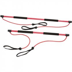 Fitness rúd gumiszalaggal 100cm Fitness INSPL