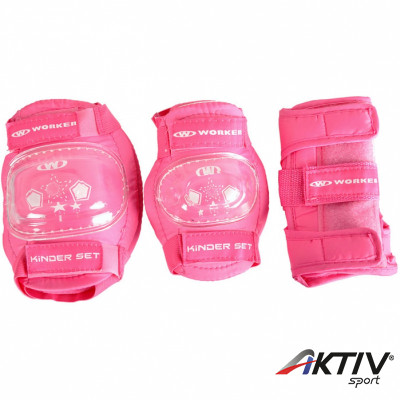 Protector Worker Kinder Set 6 részes S rózsaszín