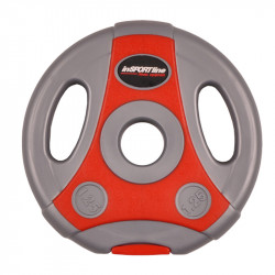 Súlytárcsa Ergo 1,25 kg szürke-piros Fitness Insportline