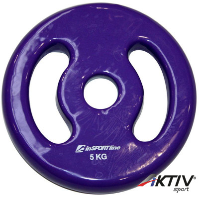 Súlyzótárcsa Ergo vinyl 5 kg