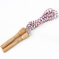 Ugrókötél fa markolattal Fitness