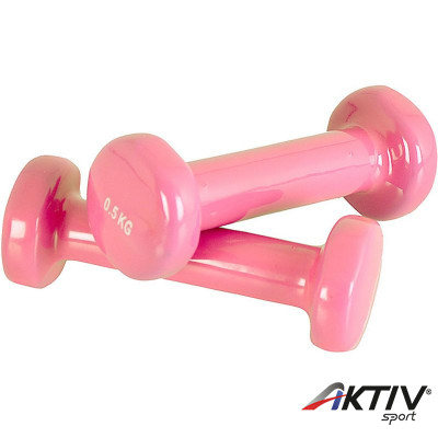 Vinyl bevonatú kézisúlyzó 2 x 0,5 kg