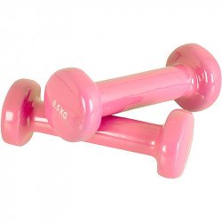 Vinyl bevonatú kézisúlyzó 2 x 0,5 kg Fitness INSPL