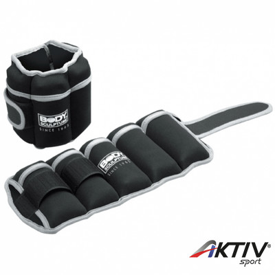 Bokasúly 2x1,15 kg fekete Body Sculpture