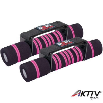 Kézisúlyzó Body Sculpture 0,9 kg/pár rózsaszín