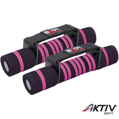 Kézisúlyzó Body Sculpture 0,9 kg/pár rózsaszín