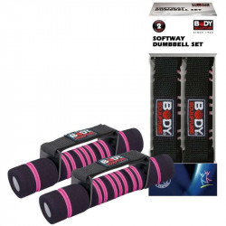 Kézisúlyzó Body Sculpture 0,9 kg/pár rózsaszín