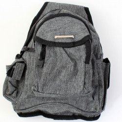 Testtáska zsebes szürke Sportszer