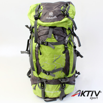 Túra-hátizsák 60l-es zöld