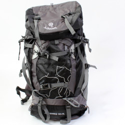 Túra-hátizsák 60l-es fekete Sportszer