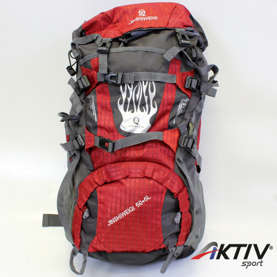 Túra-hátizsák 55l-es piros