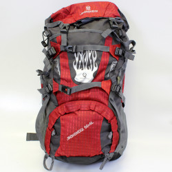 Túra-hátizsák 55l-es piros Sportszer