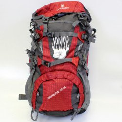 Túra-hátizsák 55l-es piros Sportszer