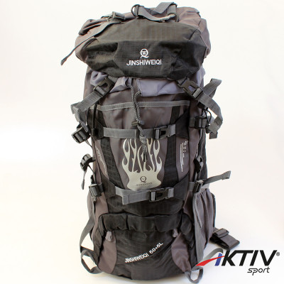 Túra-hátizsák 55l-es fekete