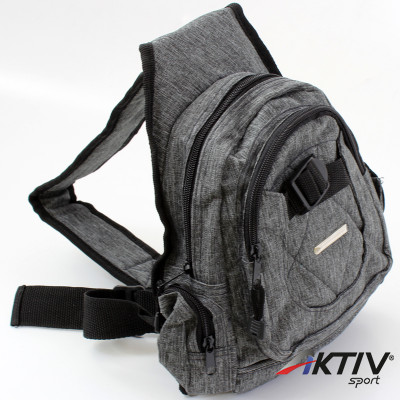 Testtáska csatos szürke