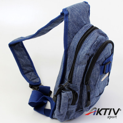 Testtáska csatos kék