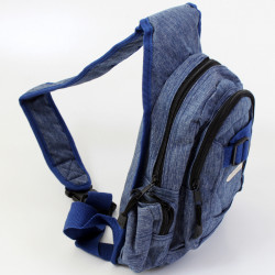 Testtáska csatos kék Sportszer