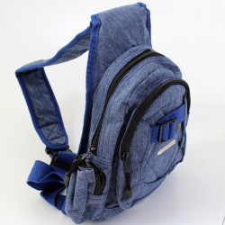 Testtáska csatos kék